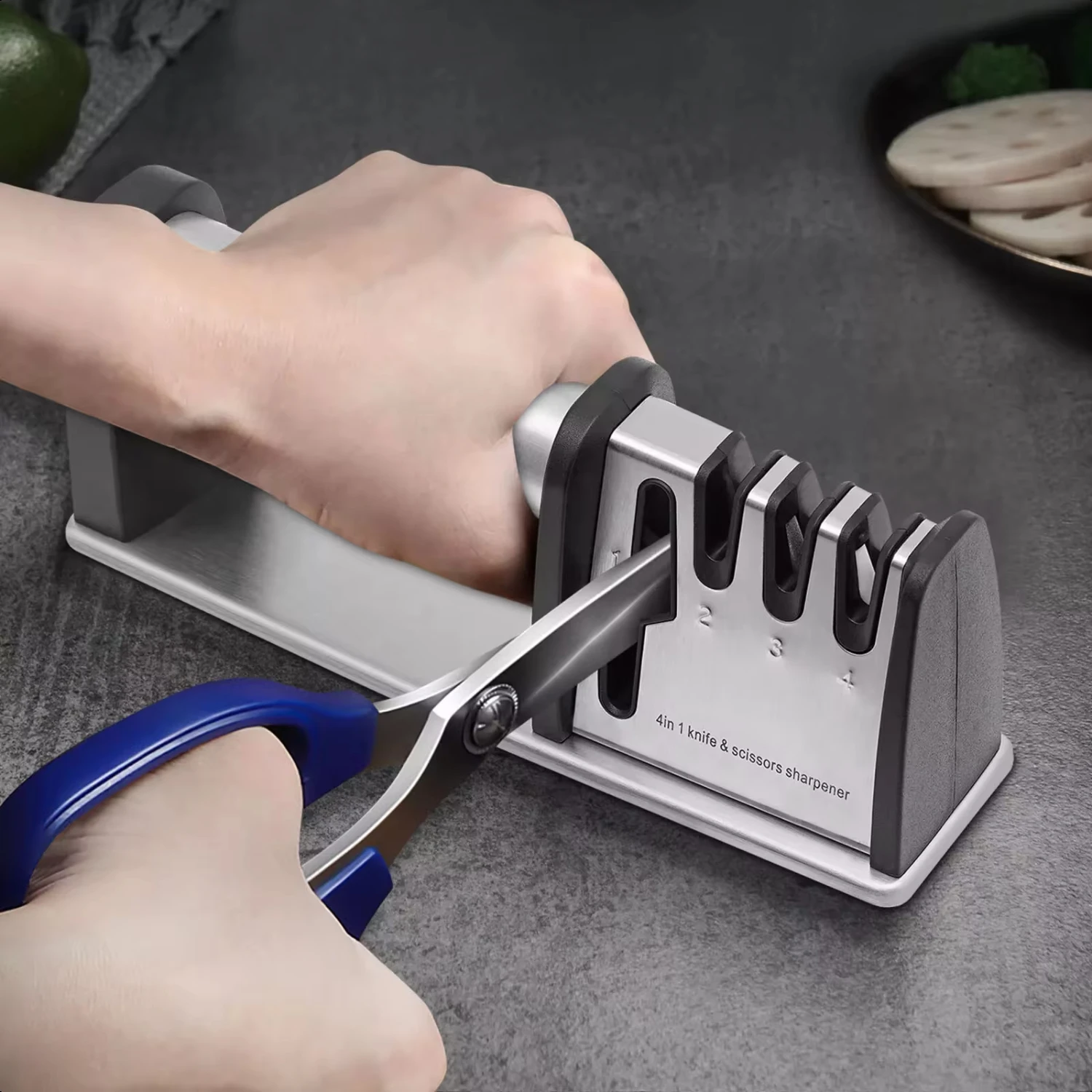 

4 Stage Sharpener Ceramic Tungsten Sharpening Tool