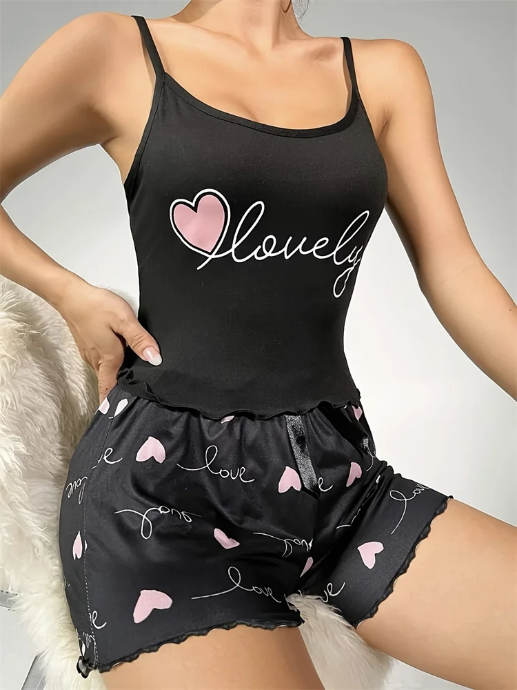 High Quality Milk Silk Halter Shorts Pajamas Set Fashion Skin Friendly Two-Piece Home Wear Women\'S Casual Pajamas Set