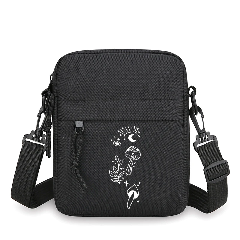 Fun Skull Mini Crossbody Bag，vintage Skeleton Shoulder Bag，black Zipper Casual Men Women Harajuku Mini Mobile Phone Bag Gifts