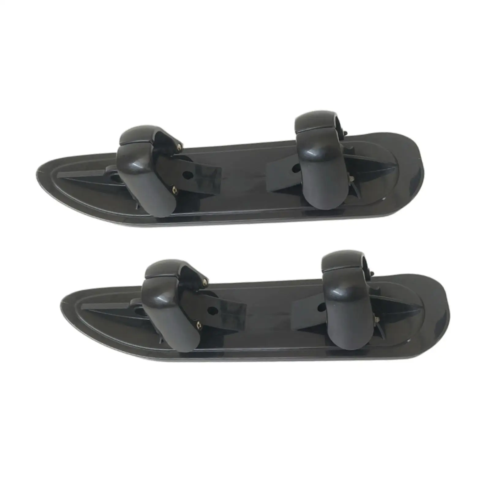 

2x Stroller Snow Skis Sports 2 in 1 Accessories Child Attachment Skiing Sled Winter Sledge Board for Golf Carts Camping Lakeside