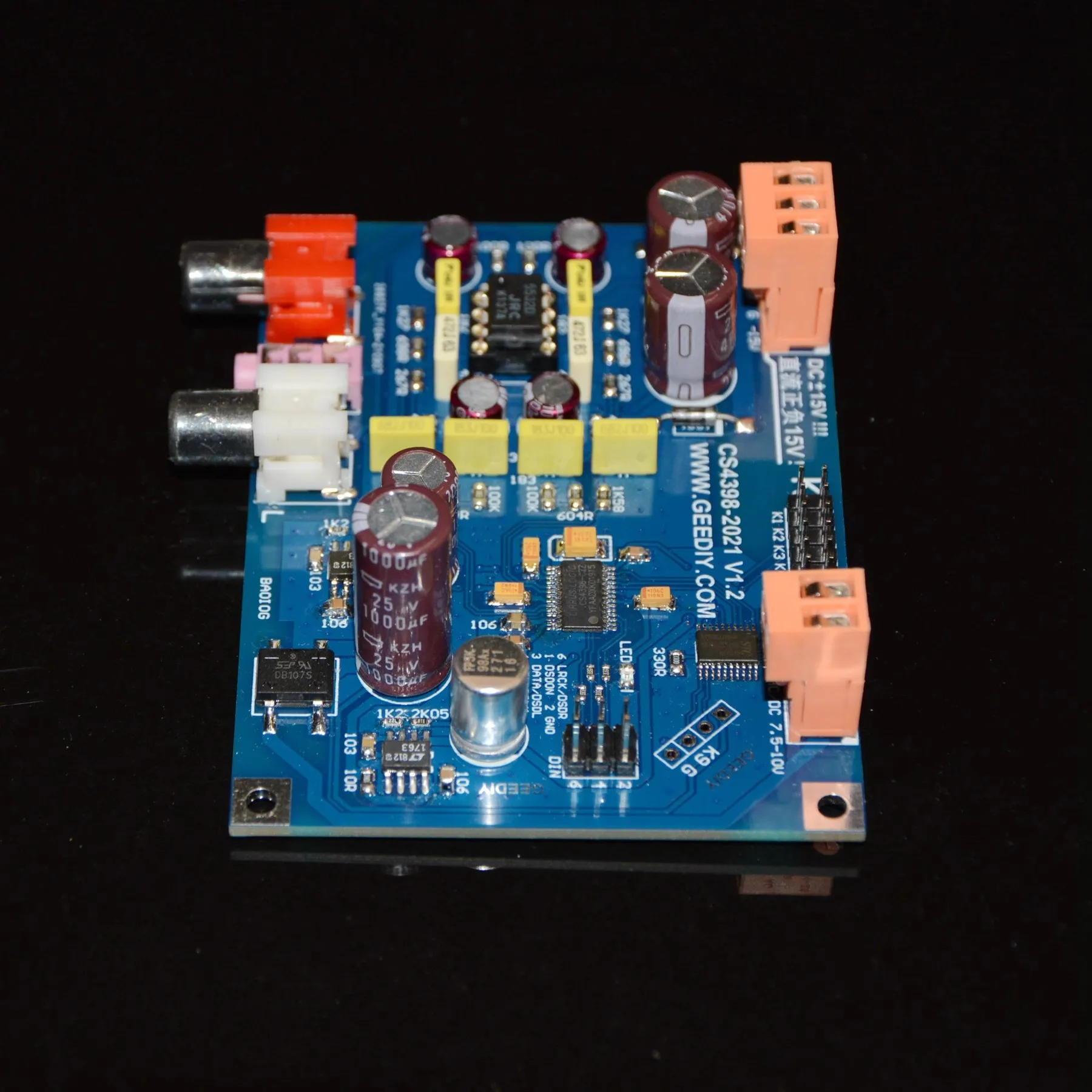 Dekoder DAC CS4398 Soft Edition 2021 I2S 24bit 192K Obsługa DSD64/128