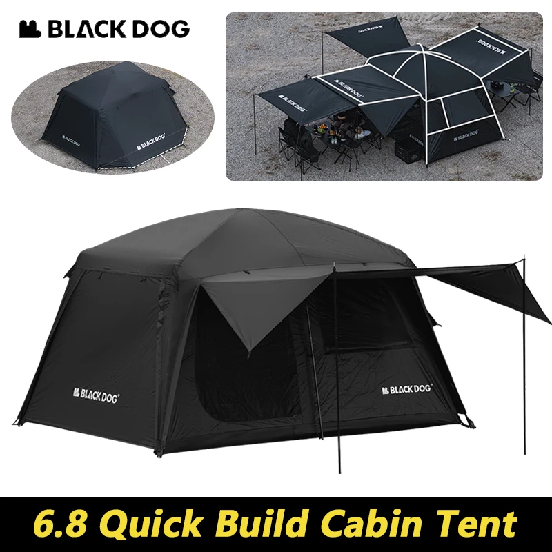 Naturehike BLACKDOG 6.8 Cabin Tent 3-4 Person