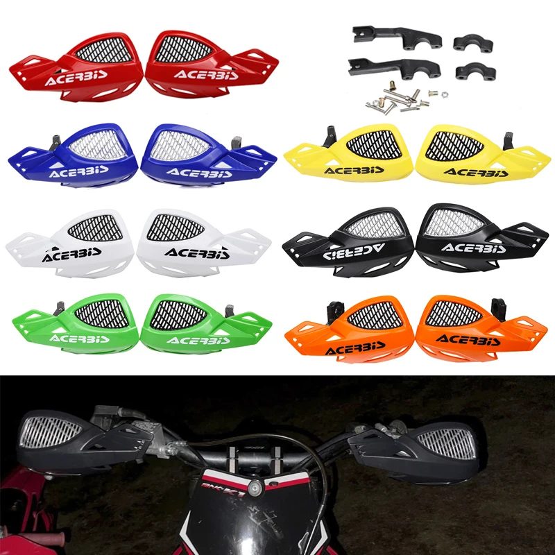 

For EXC TC TE KXF CRF YZF WR YZ RM BMW Pit Dirt Bike ATV Universal Motorcycle 7/8" Handbar Hand Guard Handguard Shield Windproof