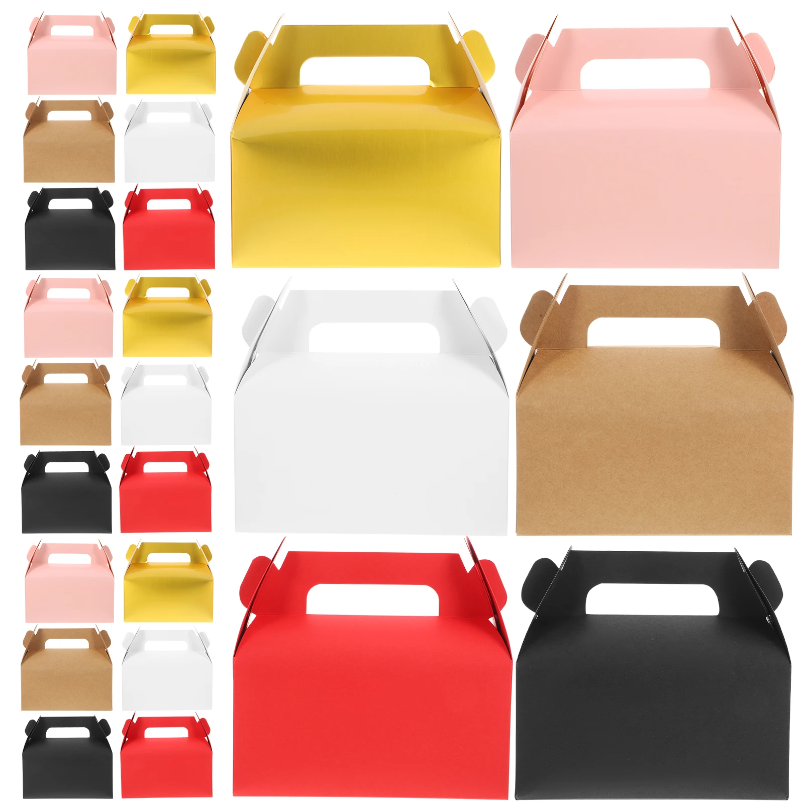 

24pcs Rainbow Gift Decorative Favor Boxes Party Candy Paper Case Baby Shower Valentine Christmas Small Gift Boxes Present