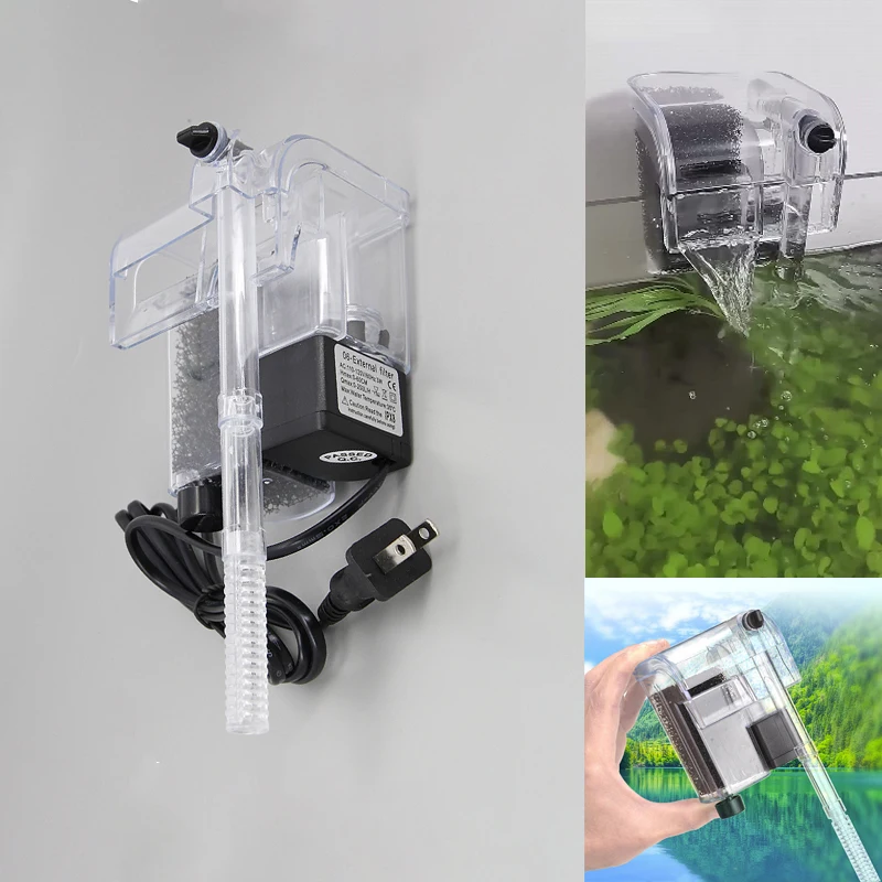 Oxygen Submersible Water Purifier Water Pumps 3w Mini Fish Tank Filte for Aquarium Accessoires Fish Tank AC 220V 110V eu US Plug