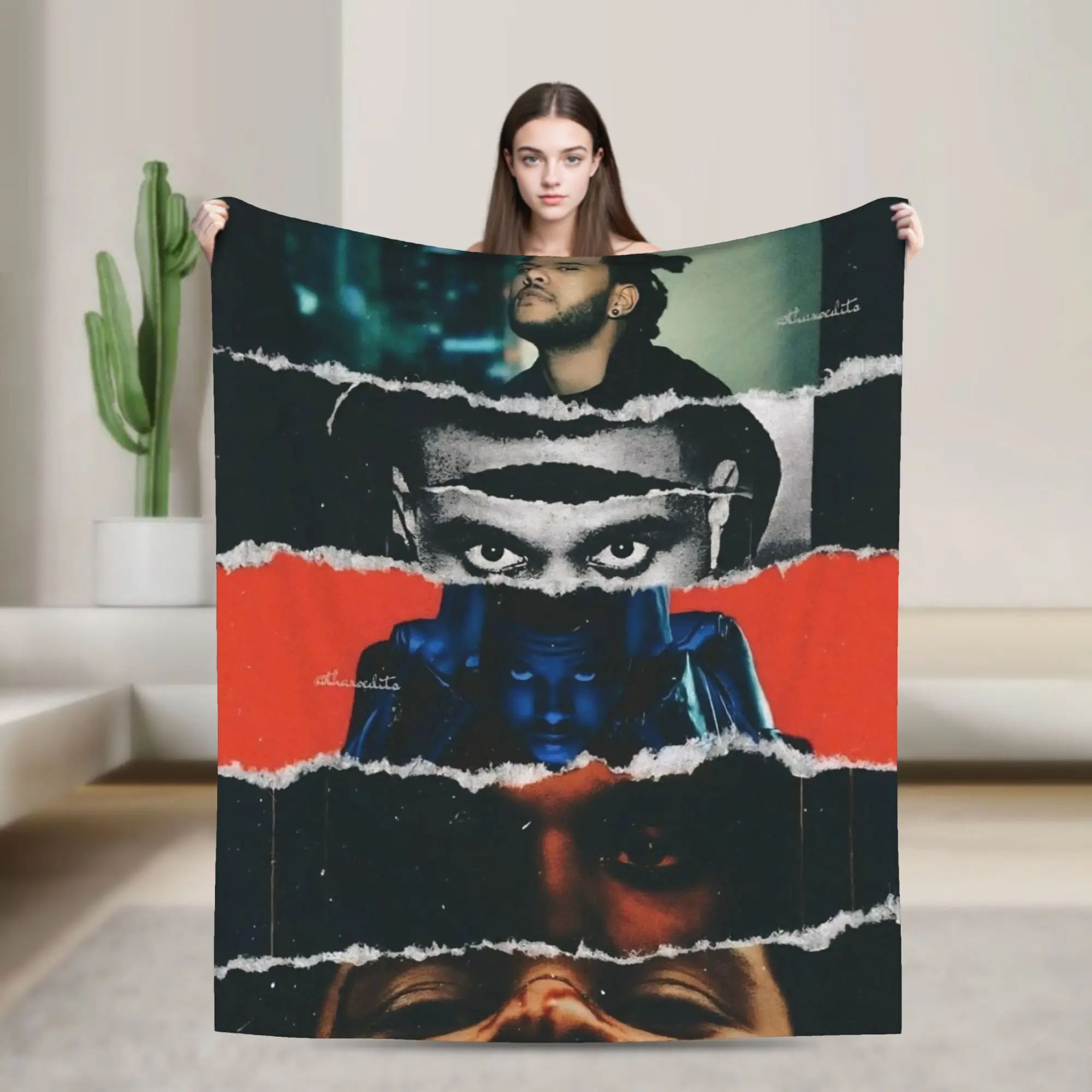 

The Weeknd XO Album Blanket Super Warm Novelty Plush Bedding Throws For Living Room Decorative Flannel Bedspread Bed Cover
