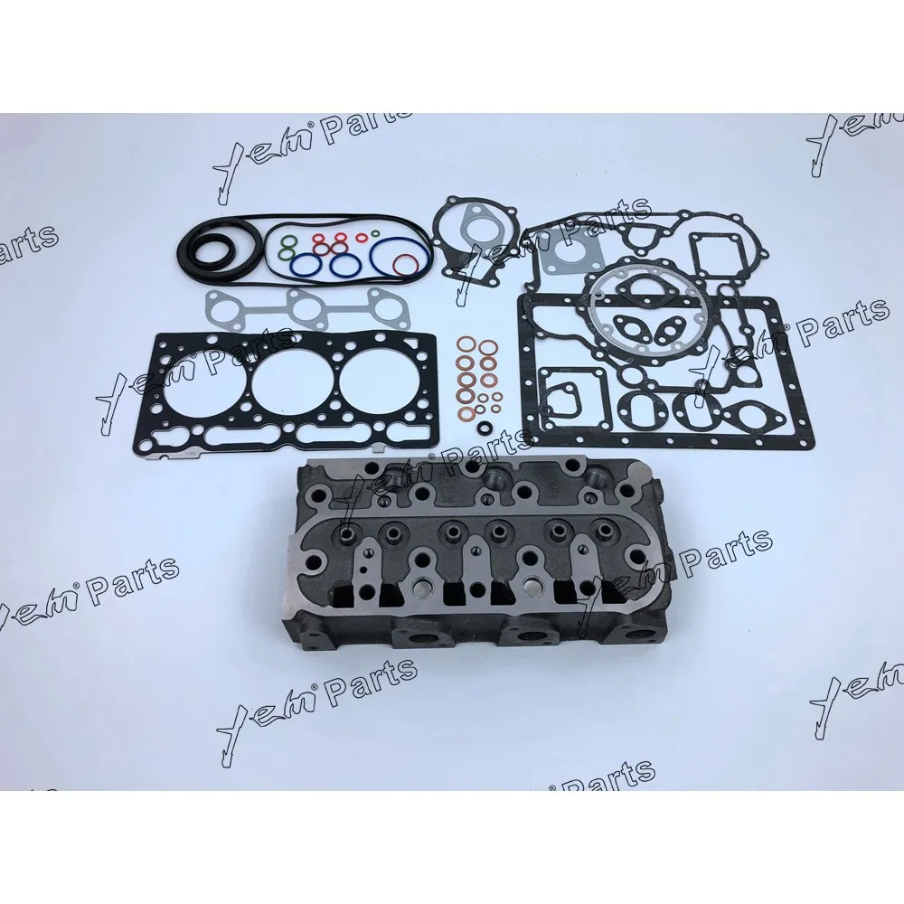 Для Kubota D1105 головка блока цилиндров с полной прокладкой KX36-2αG KX41G KX41HG KX41Tele KX41-1200 детали двигателя