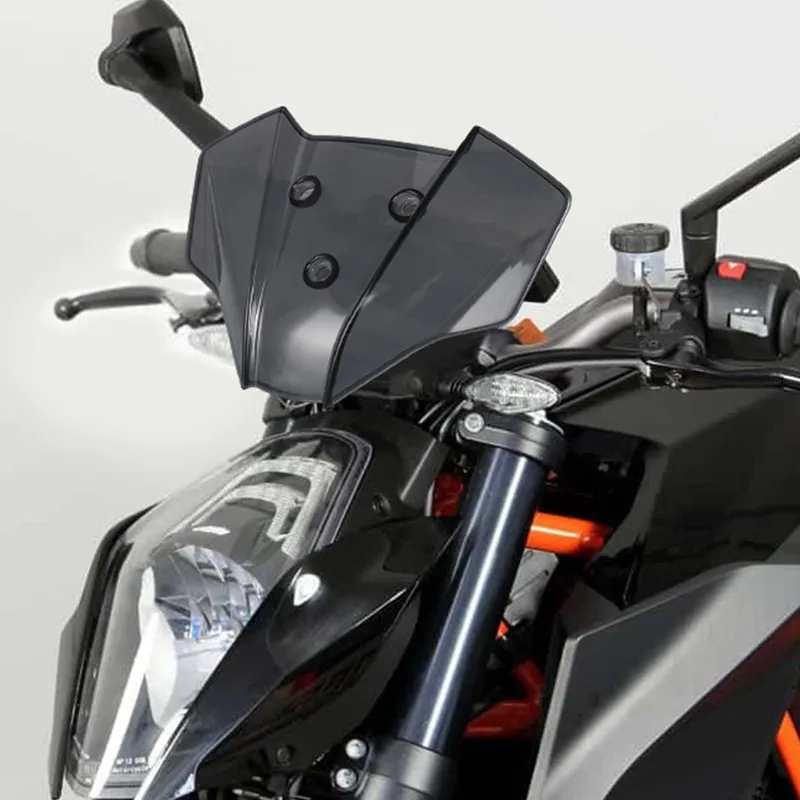 

Windscreen Windshield For 1290 Super Duke R MY20 2020 2021 2022 2023 DUKE 125 250 390 Screen Visor Wind Shield Deflector Cover