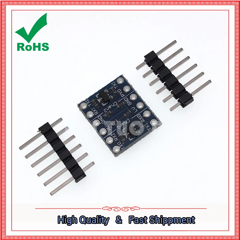 2-way/channel Level Conversion Module 3.3V To 5V / 5V To 3.3V / IIC / UART / SPI