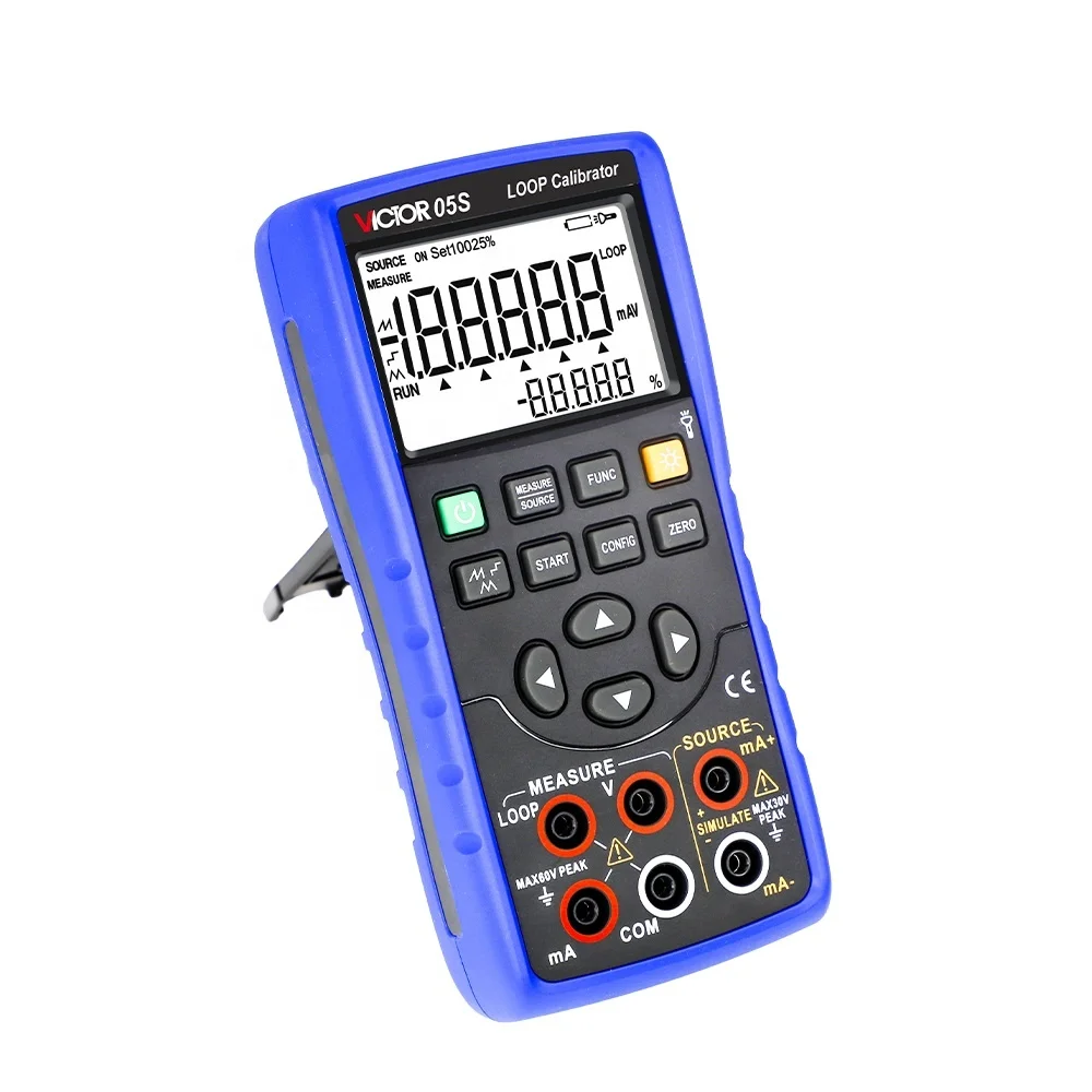 VICTOR 05S Multifunction Loop Process Calibrator DC Voltage and Current Output/Measurement Loop Multimeter Calibrator