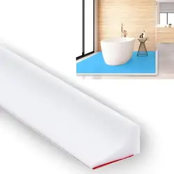 100cm Bathroom Water Stopper Retention Water Barrier Blocker Flood Wet Dry Dam Strip And Separation Seal Shower Barrier Str A8D2