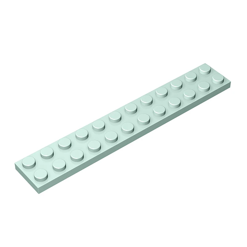 Gobricks 10PCS 2445 Plate 2x12 Compatible Brick Parts Building Blocks Accessories Assemble Replaceble Changeover Particle Toy