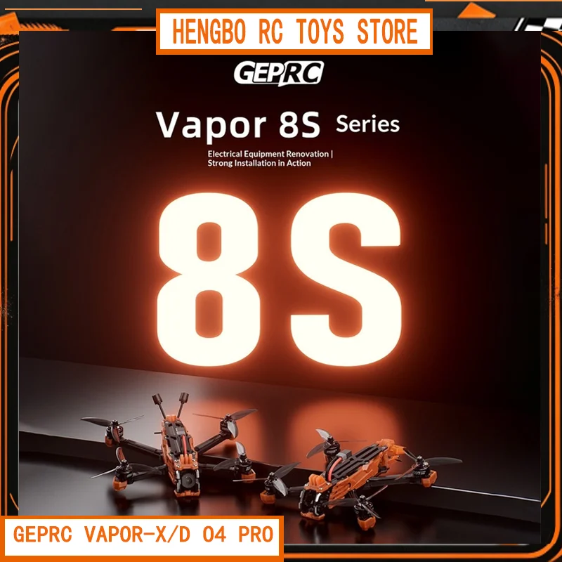 Fpv Brushless Rc Drone 4K - New Geprc Vapor-X/D O4 Pro 8s
