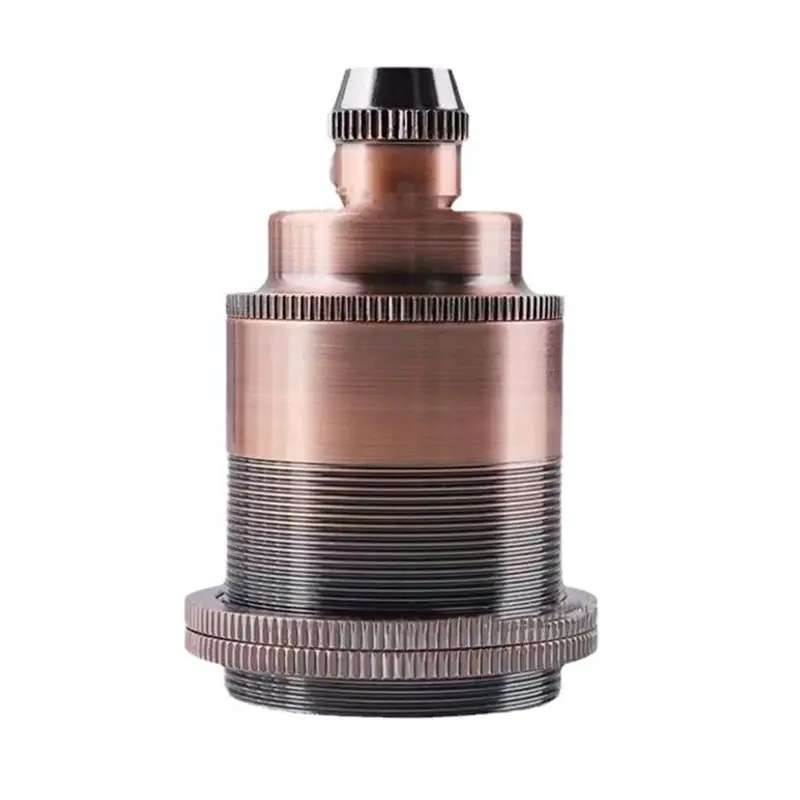 A98E-For Home Lighting Vintage Copper E27 Screw Bulb Socket Retro Pendant Light Fitting Adapter Lighting Bulb Holder B