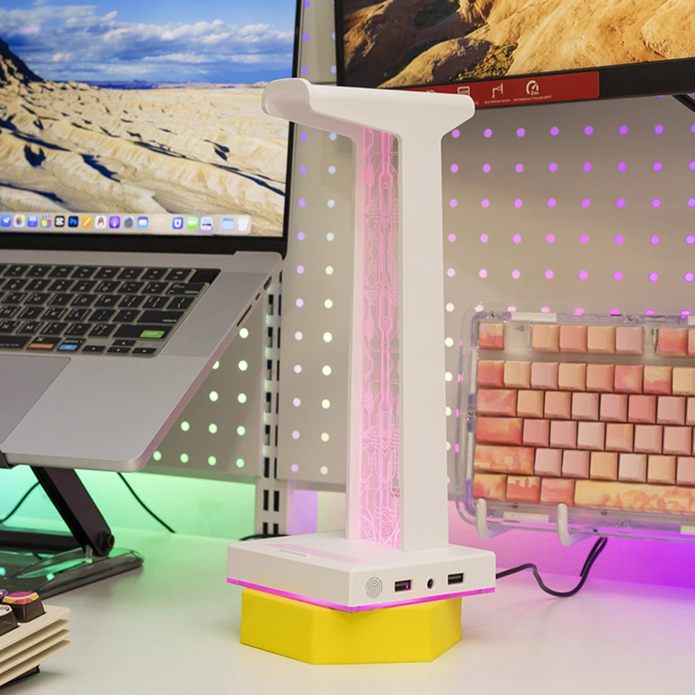 RGB Gaming Headphone Stand com - Pc Gaming Standar avaliação e preço