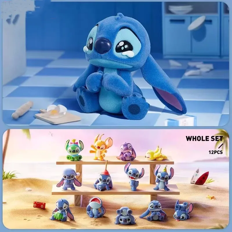Оригинальная серия Disney Stitch Little Emotions, слепая коробка, загадочная коробка, сумка для догадок, игрушки, кукла, милая аниме-фигурка, украшения для рабочего стола