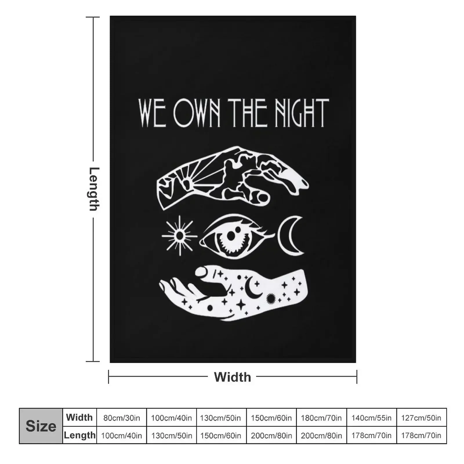 Dance Gavin Dance merch - WE OWN THE NIGHT- Dance Gavin Throw Blanket couch cozy soft plush fuzzy picnic outdoor blanket