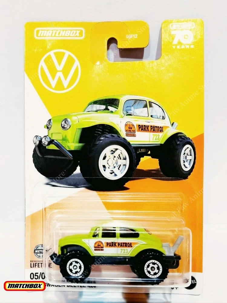 Matchbox Volkswagen 70th Anniversary Edition Toy Set - Camargue Beetle Golf And 181 Models Diecast Cars Collection  GGF12 view 2