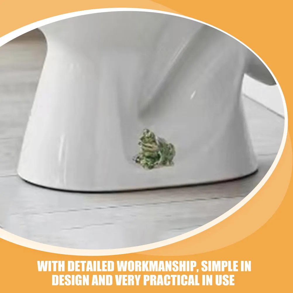 

2Pcs Frog Shaped Push on Toilet Bolt Caps Universal Fit Resin Material Easy Quick Install Covers for Toilet Floor Bolts Bathroom