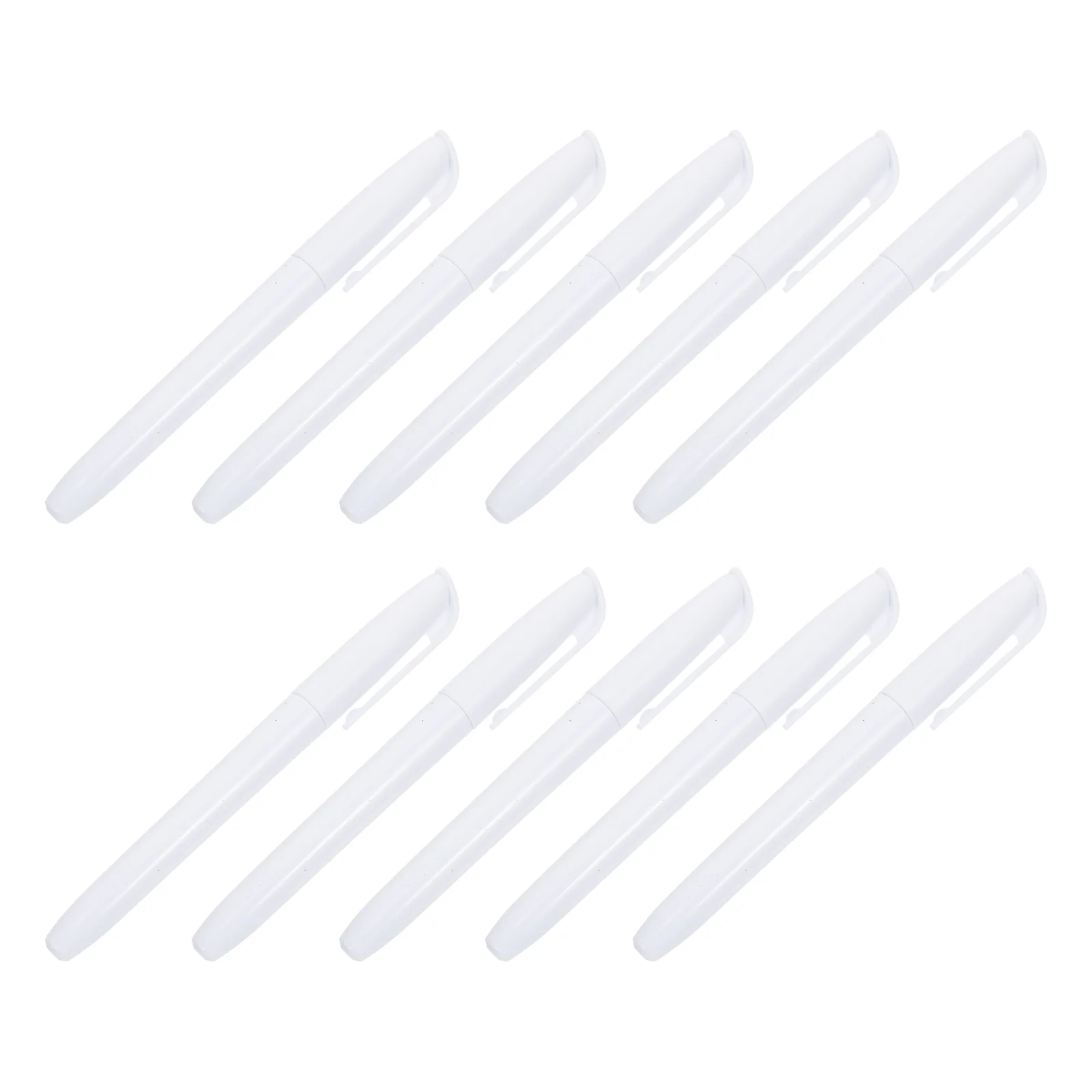 

10 Pcs White Marker Blackboard Pens School Writing Water-based Erasable Markers Liquid Chalk LED Chalkboard Dry-Erase