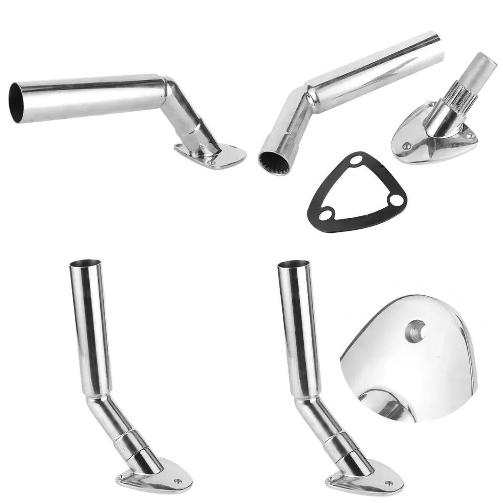 

Stainless steel fishing rod bracket, split-legged heavy-duty fishing rod holder, fishing gear, marine hardware, yacht