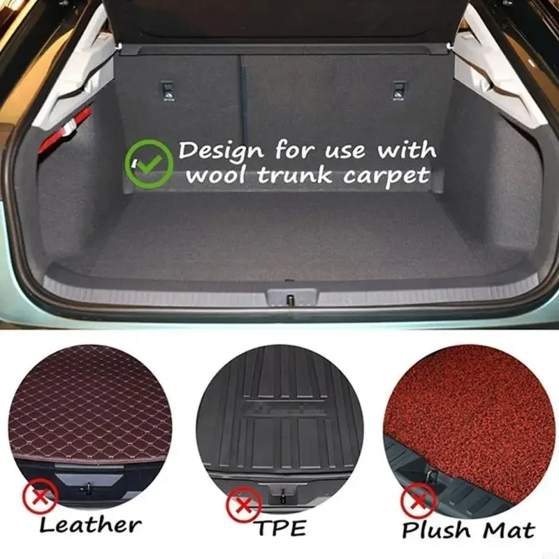 

3PCS Car Backseat Cargo Planner Modifiable Conjuring Tape Against Slip Dividers For Travel Bags Vehicle Trunk Storage Mild X37F