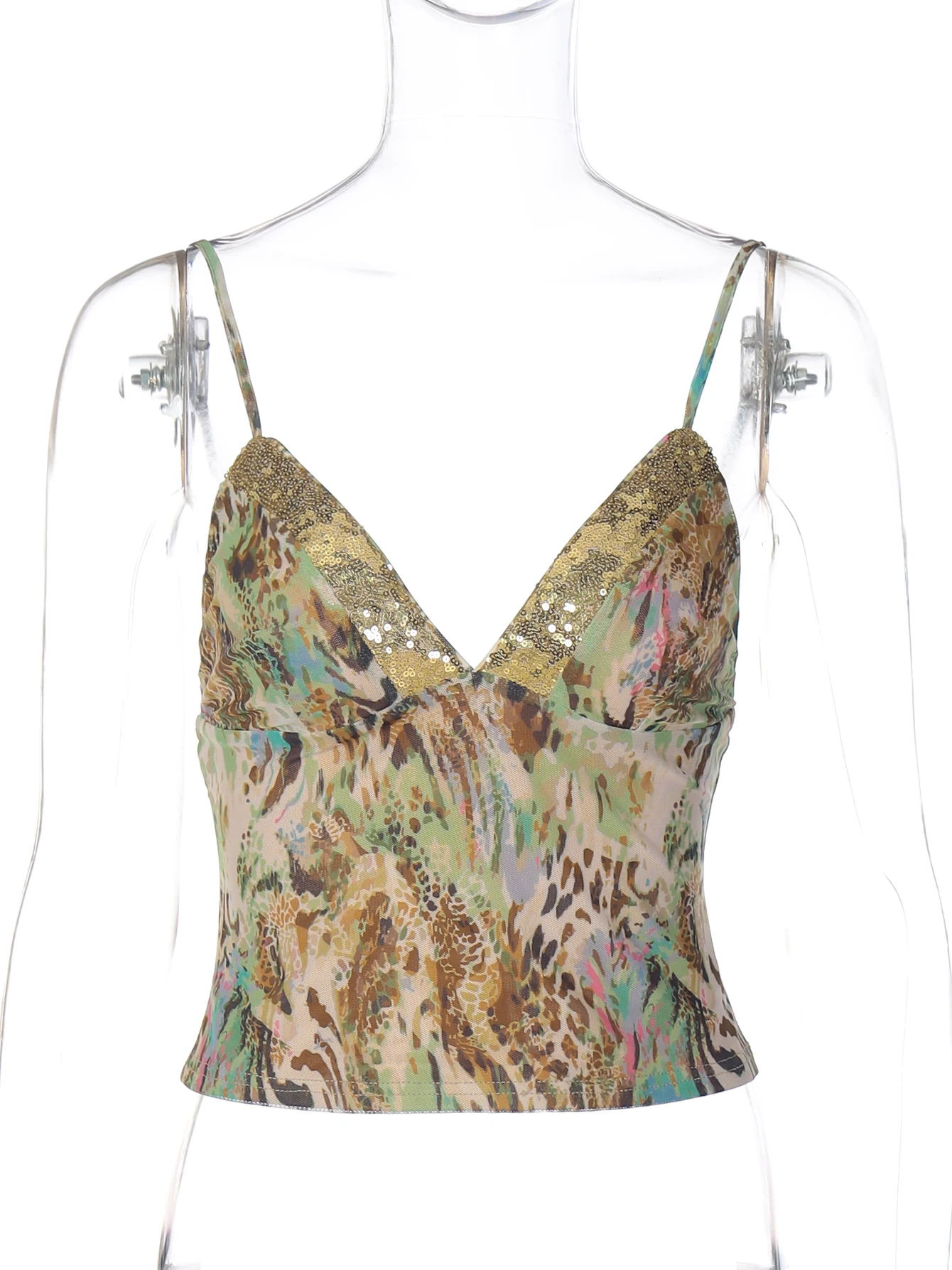 Dulzura verão moda sexy sem costas lantejoulas fino ajuste colheita camisola feminina casual versátil y2k topo festa estilo rua roupas