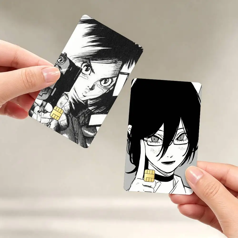 Gunnm M-Manga Sticker Film Tape Skin for Credit Card Debit Card Waterproof Stickers