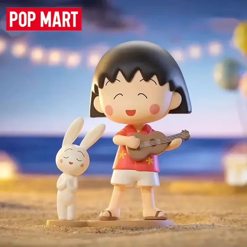 

POP MART Chibi Maruko-Chan's Interesting Life Series слепая коробка игрушки Kawaii аниме фигурка-сюрприз Mystery Box куклы для девочек