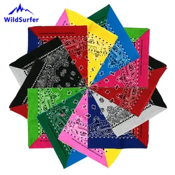 Paisley Hiking Scarves Outdoor Cotton Bandana Running Neck Scarf Cycling Balaclava Headband Fishing Mask Hip Hop Bandana