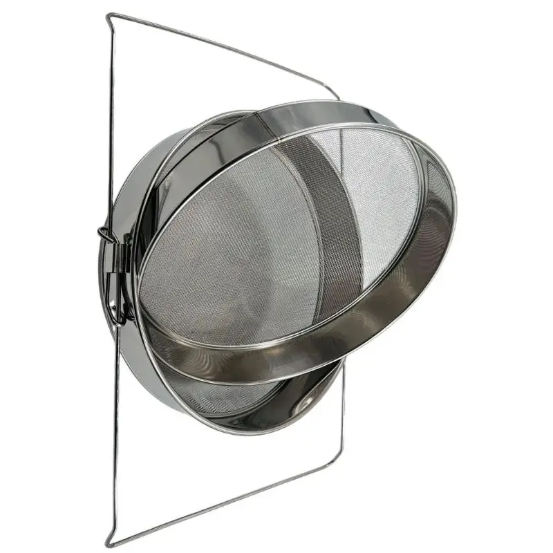 G6KF Double Sieve Liquid Strainer Rustproof Stainless Steel Liquid Filter Strainer For Kitchen Use