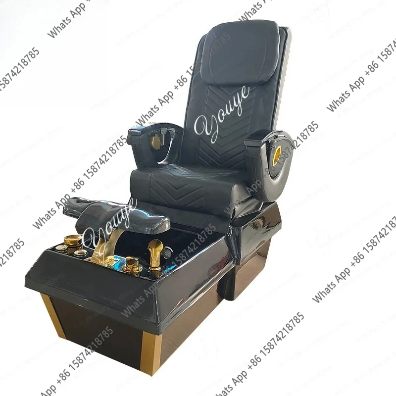 

J XinSheng Pedicure Chair Salon Chairs SPA Furniture Back Massage Chair Pedicure Stool Nail Sofa Couch Foot Bath Foot Soaking