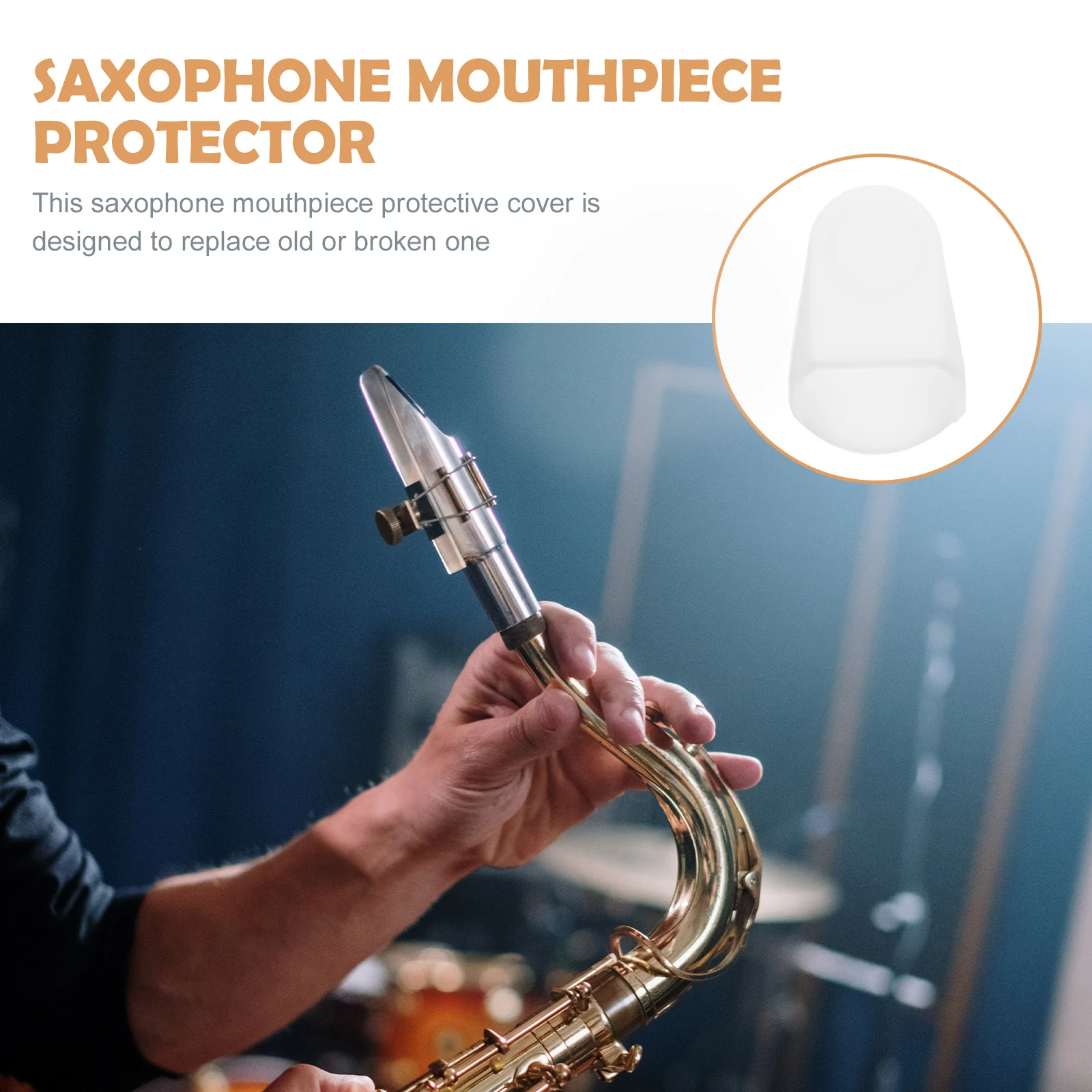 

Sax Cover Professional Protective Tool Simple Structure Convenient Disassembly Assembly Time Saving Effort Saxophone Cap