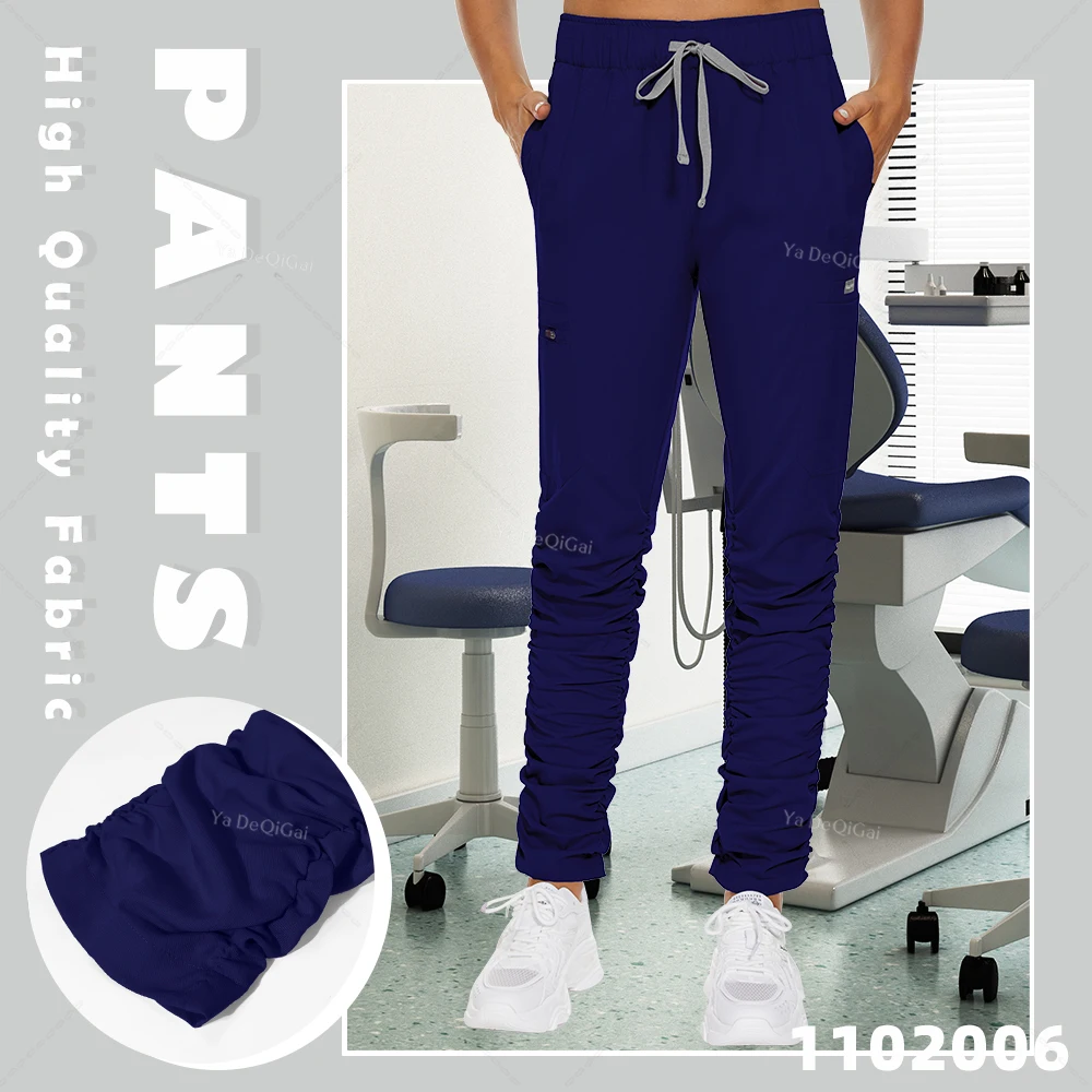 

Tight Fit Jogger Women Scrubs Surgical Work Trousers Doctor Nurse Uniforms Bottoms Medical Pants Nursing Accessories