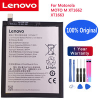 Lenovo 100% original battery BL265 for Lenovo XT1662 Battery For Motorola MOTO M XT1662 XT1663 3000mAh Batterie + free Tools