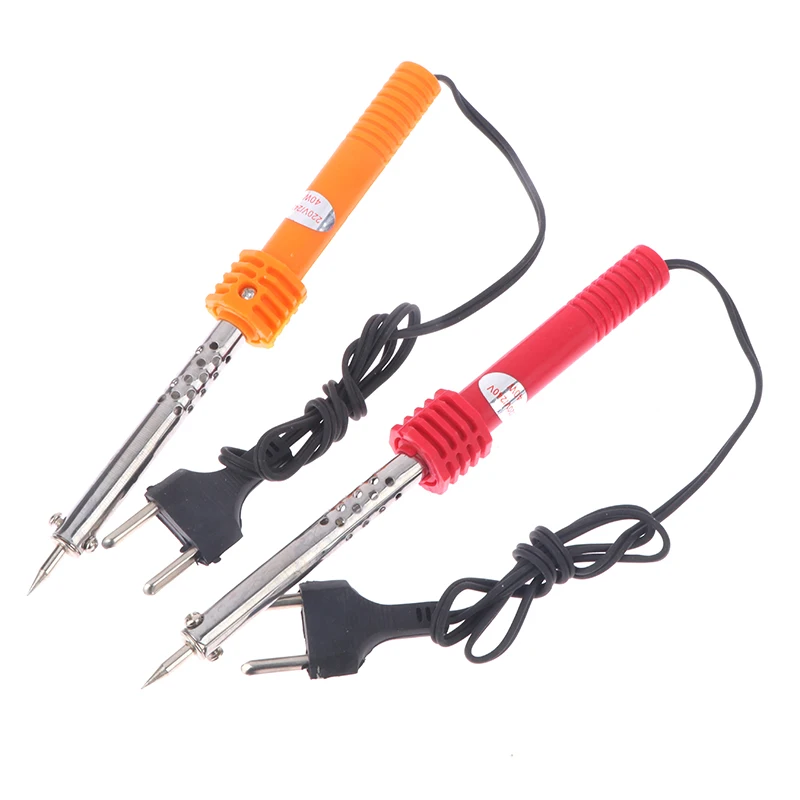 1Pc 30W 220V External Heating Electric Soldering Iron Pen Welding Kit Repair Tool for Electronics Work EU Plug