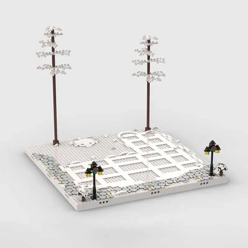 MOC- 201294   Winter Village Series Modulaire Architectuur Bouwstenen Model Huis Originaliteit Bakstenen Speelgoed Desktop Display Geschenken