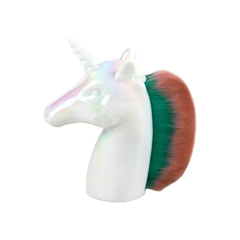 Mini Unicorn Powder Brush ชุดแต่งหน้า Soft Face Blush แปรงสําหรับ Foundation Professional เครื่องสําอางค์เครื่องมือ