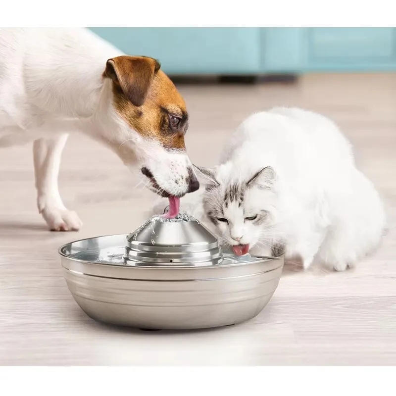 Pet Water Fountain Drinking Electric Automatic Water Feeder Dispenser Container for Dogs Cats Drink Bowl Drinker