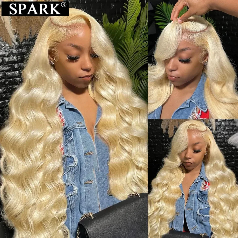 

Honey Blonde #613 Body Wave Wig Peruvian Human Hair 13x4 Lace Frontal 4x4 Transparent Lace Closure Wigs For Women Remy Hair Inch