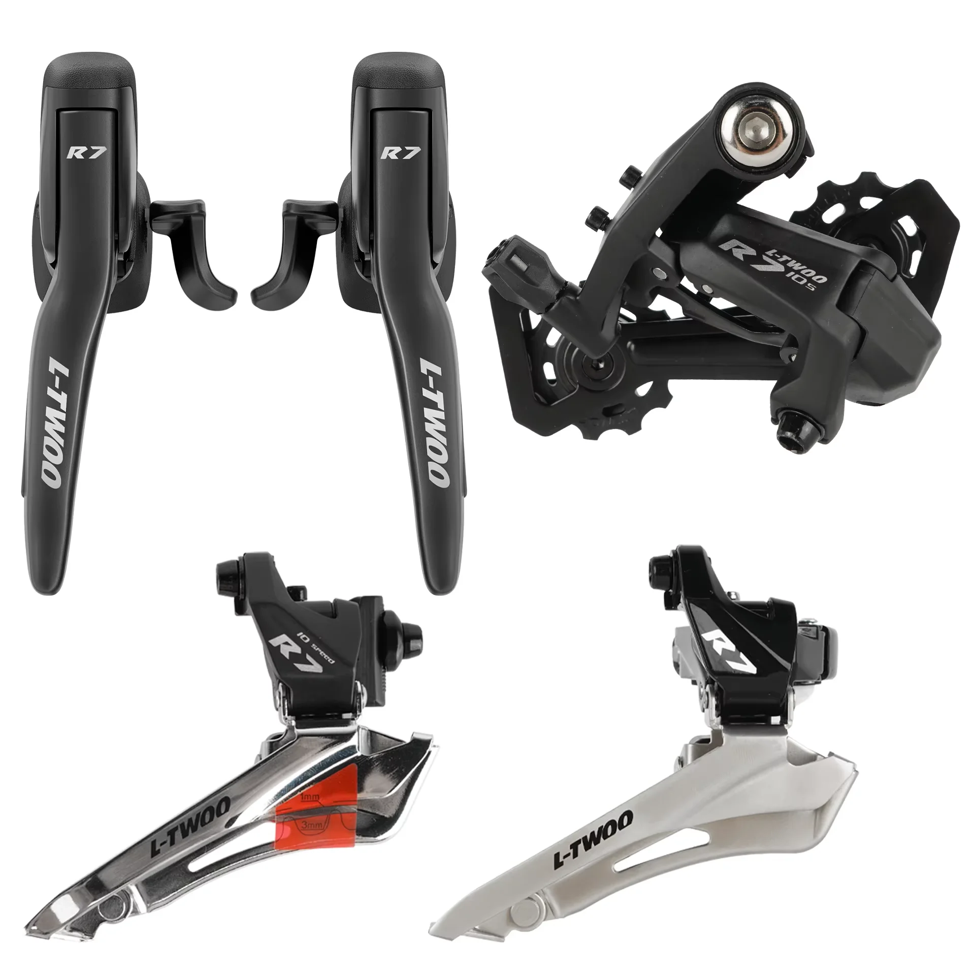 AliExpress LTWOO R7 2x10 Speed Road Groupest L/R Shift Lever+F/R Derailleur