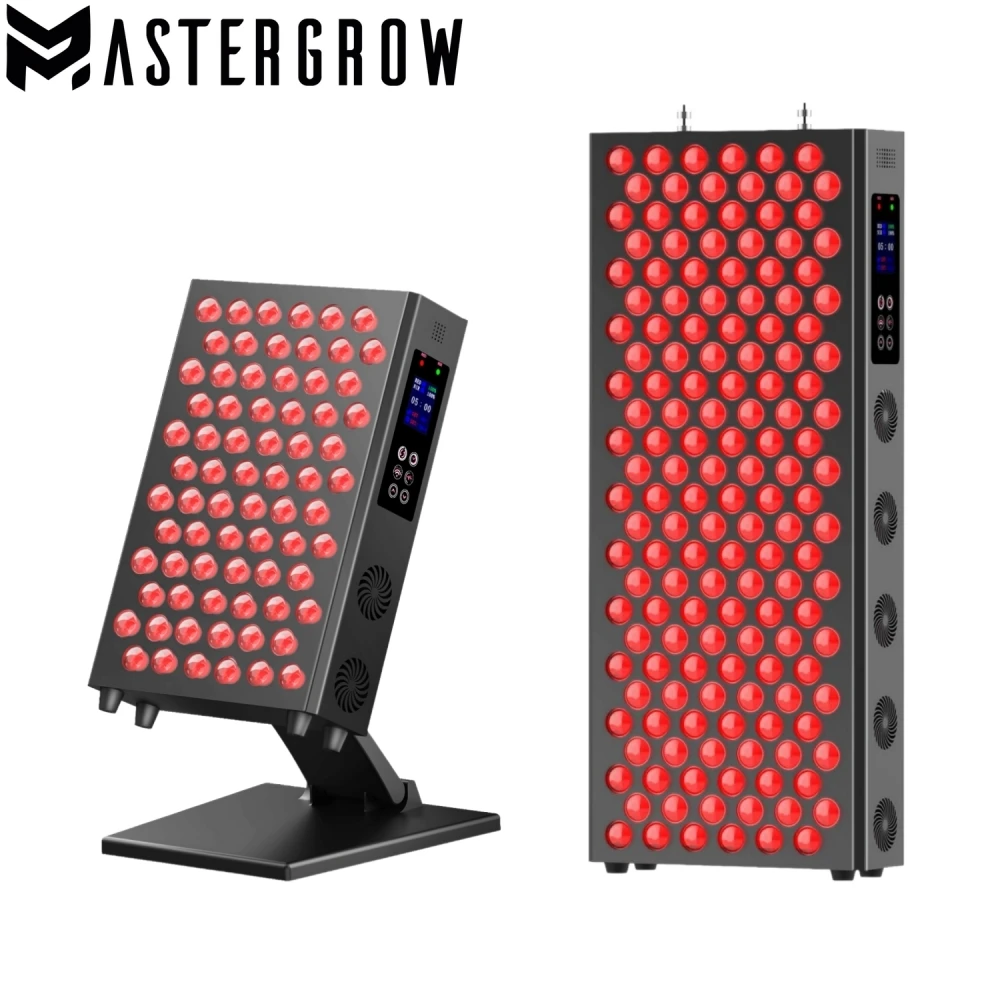 Lámpara de Panel de terapia de luz roja Led con sincronización de doble Chip, luz de terapia infrarroja cercana de 660nm, dispositivos de belleza LED de 850nm para cara y cuerpo