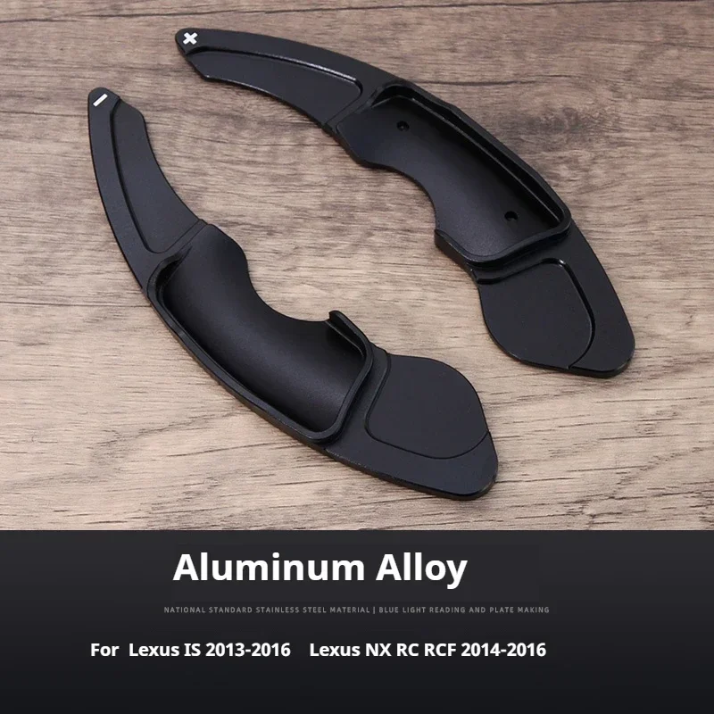 

Накладки на руль из алюминиевого сплава для Lexus IS 13-16, Lexus RC, NX, RCF 14-16, удлинители подрулевых лепестков для переключения передач DSG