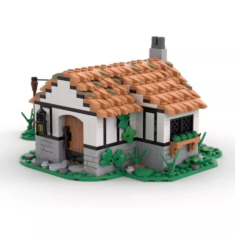 ตัวต่อ MOC-120724 บ้านชนบทยุคกลางขนาดเล็ก ของเล่นเสริมพัฒนาการสำหรับเด็ก ของขวัญวันเกิด คริสต์มาส และเทศกาลต่างๆ ของขวัญ DIY