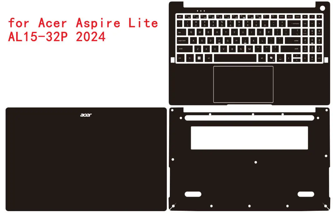 

for Acer Aspire Lite AL15-32P 2024 15.6 inch 2025 Full Body Laptop Vinyl Decal Cover Sticker Skin Protector