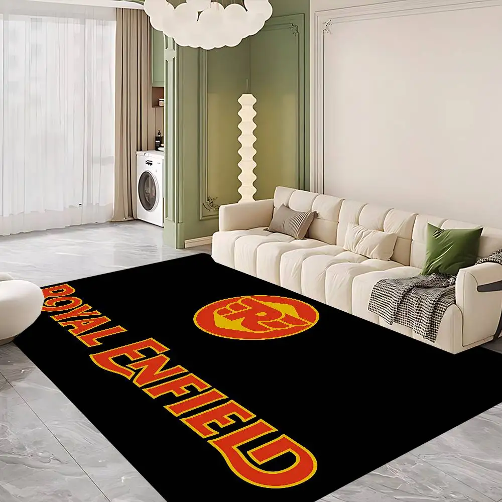 1PC Moto Racing Royals Enfields Door Mat Washable Non-Slip Living Room Sofa Chairs Area Mat Kitchen Doormat Area Rug view 2
