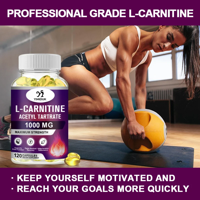 Acetyl L-Carnitine - High Potency Supports Natural Energy Production, Sports Nutrition, Supports Memory & Concentration