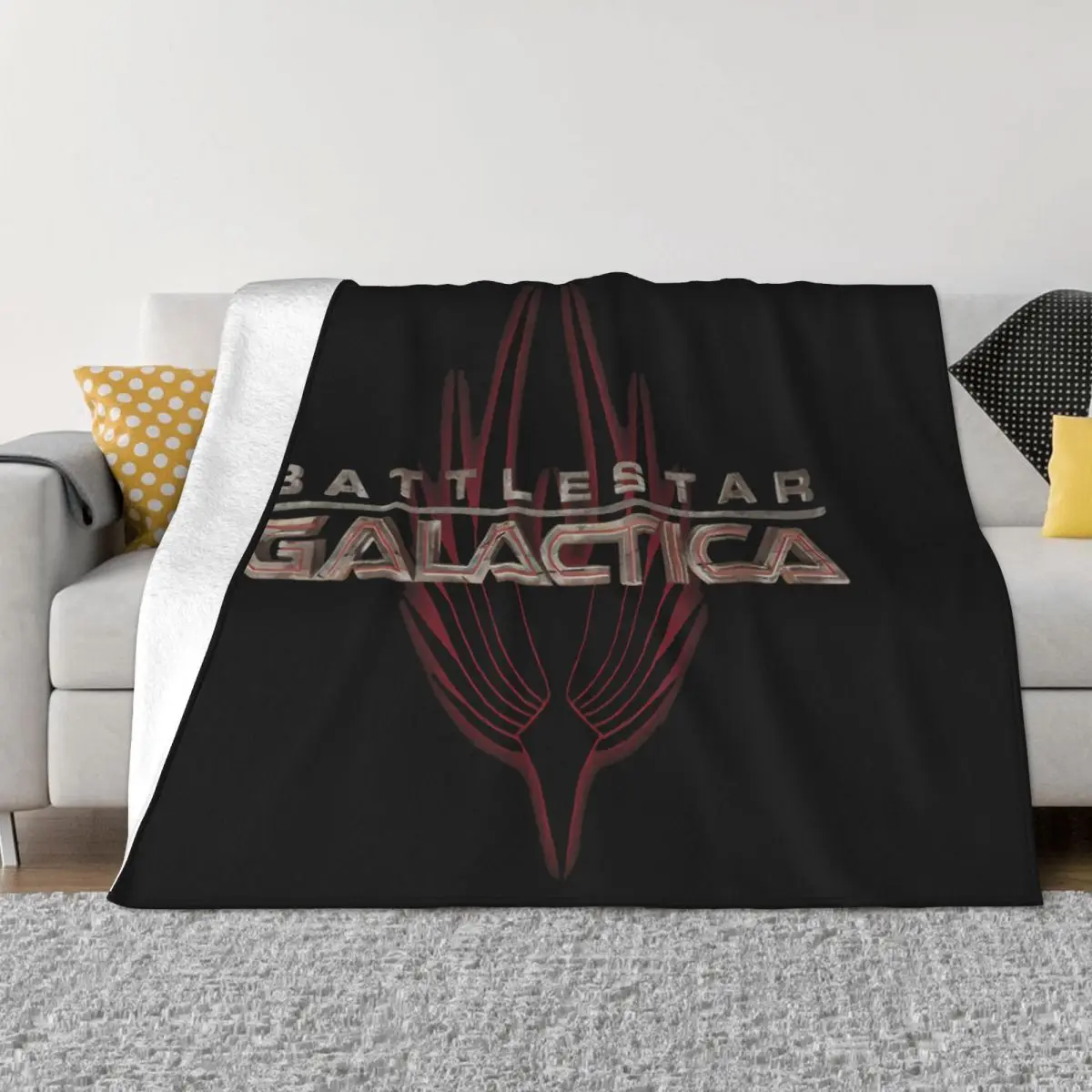 Battlestar Logo Galactica с Phoenix Through 7X для женщин и мужчин, высококачественное одеяло для отпуска и игр