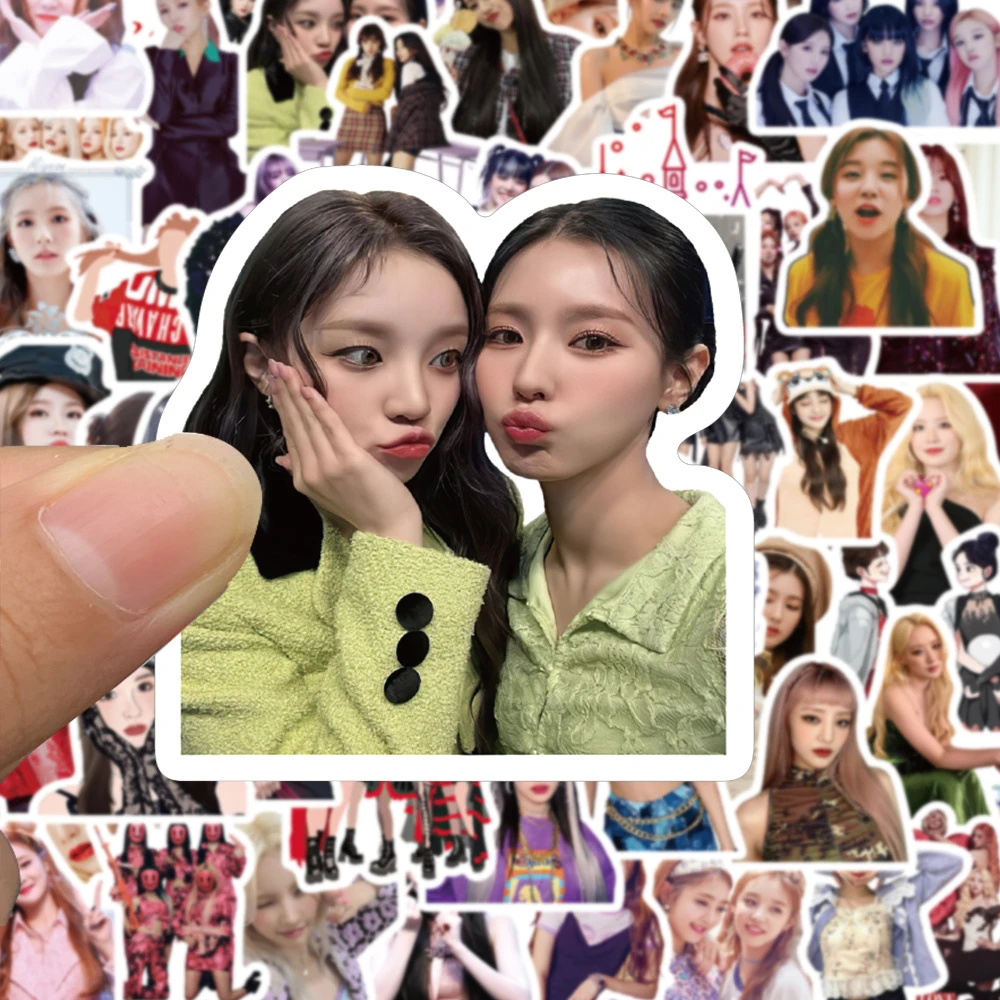 10/30/50pcs Kpop Star (G)I-DLE Stickers Korean Girls Group Decals DIY Laptop Notebook Phone Luggage Decoration Sticker Kids Toys