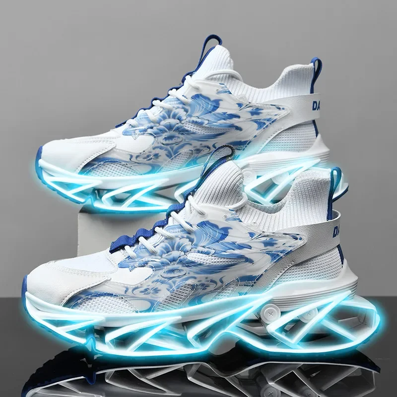 

Баскетбольная обувь высокого качества, мужские кроссовки, баскетбольная обувь для мальчиков, осенняя нескользящая уличная спортивная обувь с высоким берцем, мужская спортивная обувь для спортзала